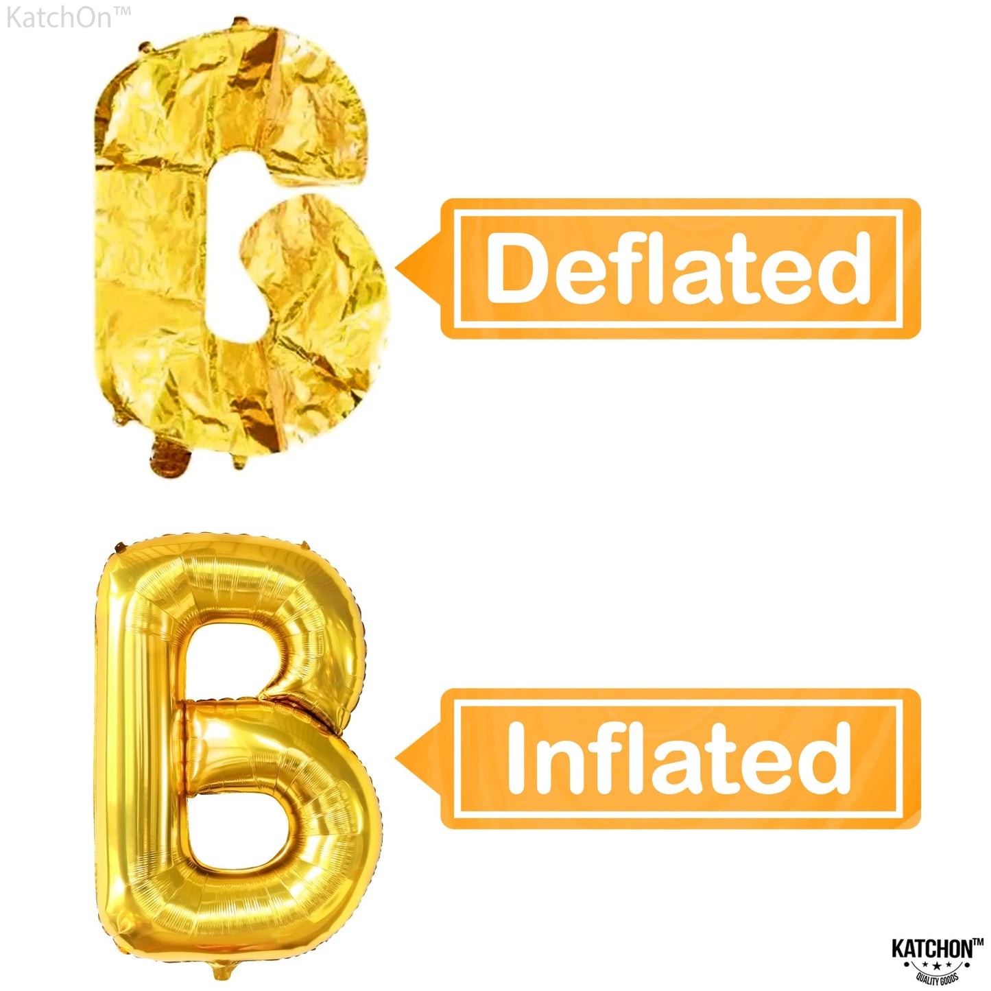 KatchOn, Giant Gold Bride Balloons - 40 Inch | Bachelorette Party Decorations | Gold Bride Sign for Bridal Shower Decorations | Bridal Shower Balloons | Bachelorette Balloon