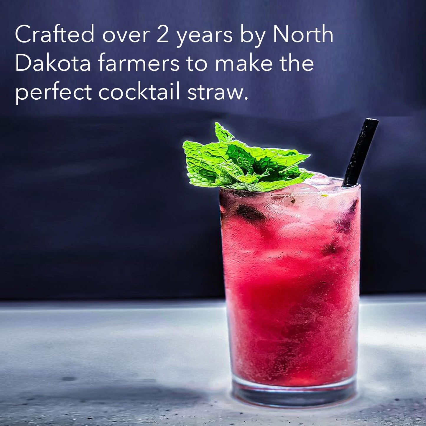 imPASTA Straws Biodegradable Cocktail Straws 5.5 Inch - 100 Count, Vegan-Friendly, Gluten-Free & Compostable, Never Cracks, 100% Flavourless, Eco-Friendly Drinking Straws Alternative to Plastic Straws