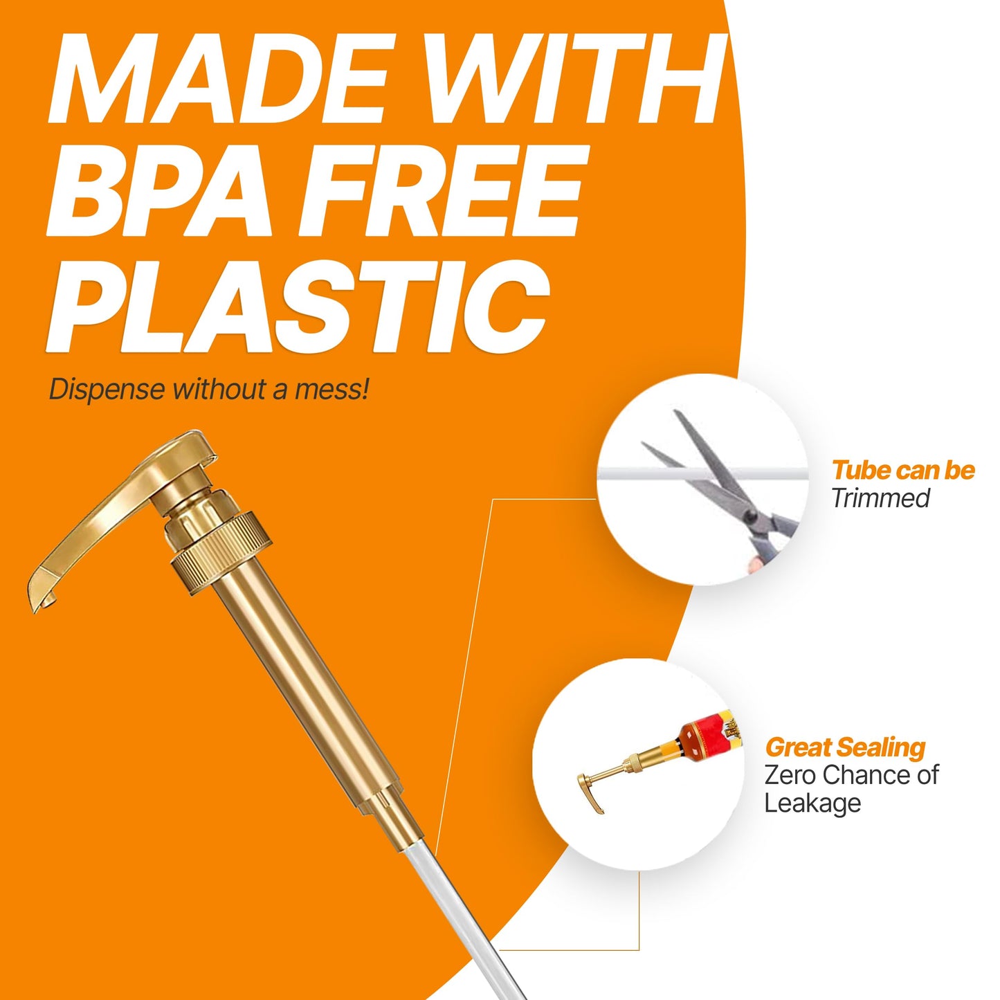 Coffee Syrup Variety Pack - Vanilla and Caramel Syrups for Coffee with 2 Jimoco Syrup Pump Dispenser Compatible with 25.4 Ounces Syrup Bottle for Vanilla and Caramel Flavored