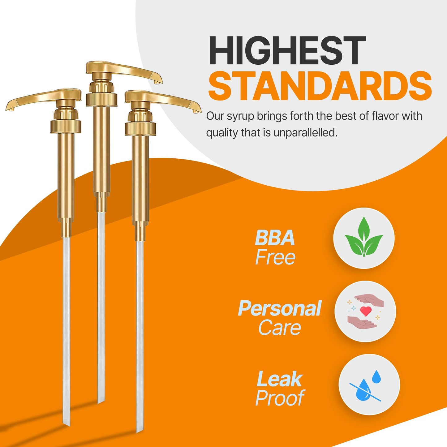 Coffee Syrup Variety Pack - Vanilla and Caramel Syrups for Coffee with 2 Jimoco Syrup Pump Dispenser Compatible with 25.4 Ounces Syrup Bottle for Vanilla and Caramel Flavored