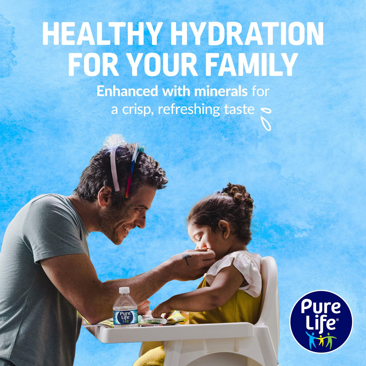 Pure Life Pure Life Purified Water Bottles, 24 Pack - Still Bottled Water Enhanc ...